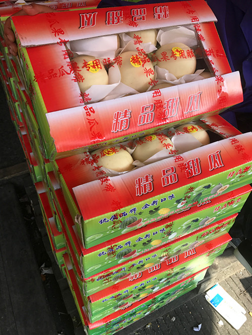 西莫洛托预计随着气温逐渐升高,伊丽沙白,满天星,玉姑等地产甜瓜品种